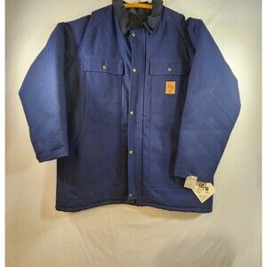 Walls Blizzard Pruf Chore Barn Coat Jacket Blue Men Size XL 46-48 Lined 12/8 USA